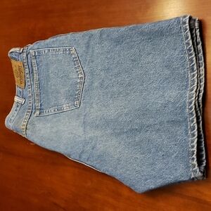Wrangler Denim Shorts 40x8 Paint Stained 100% Cotton
